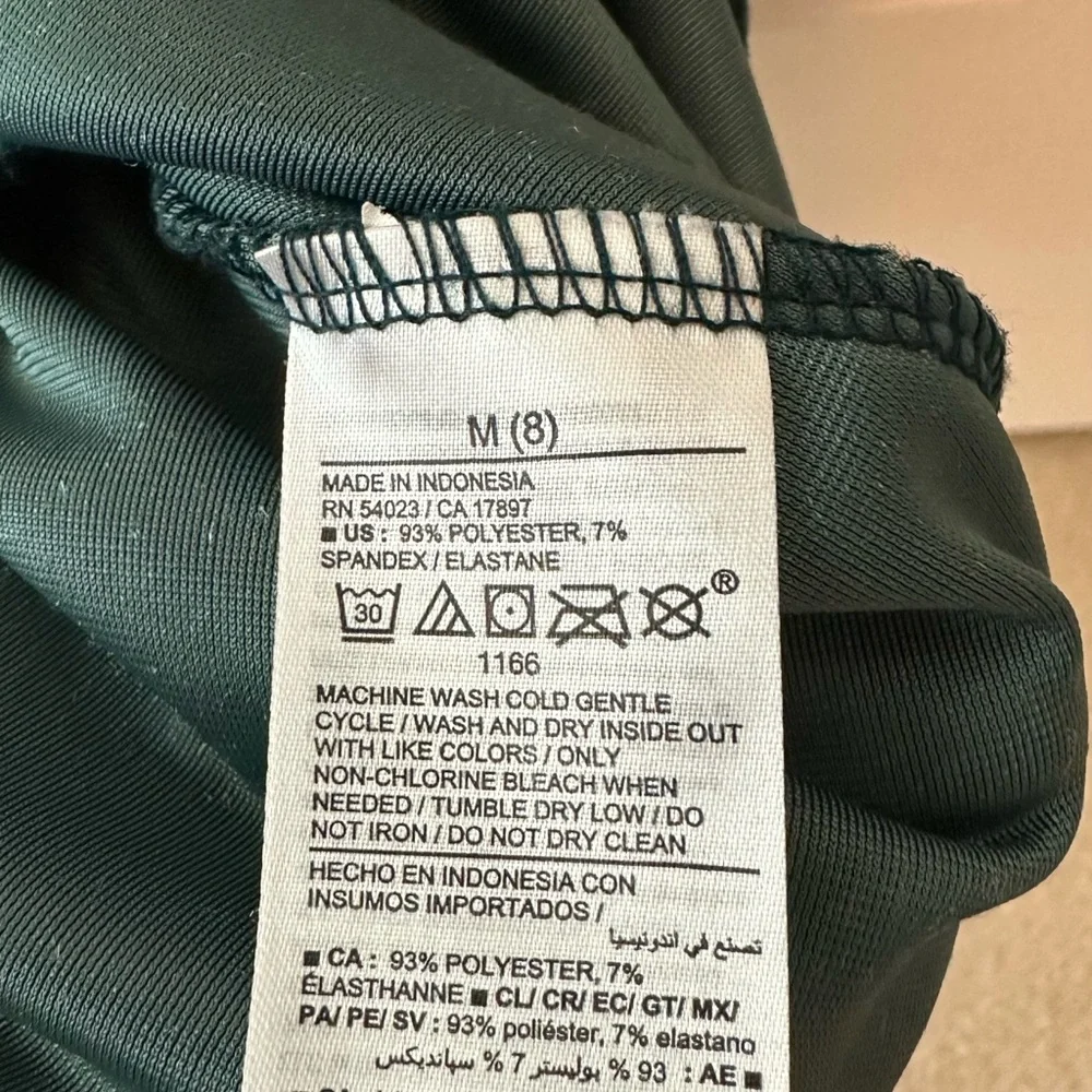 Old Navy, Green Velvet/Velour Dress Sz 8 Excellent Condition